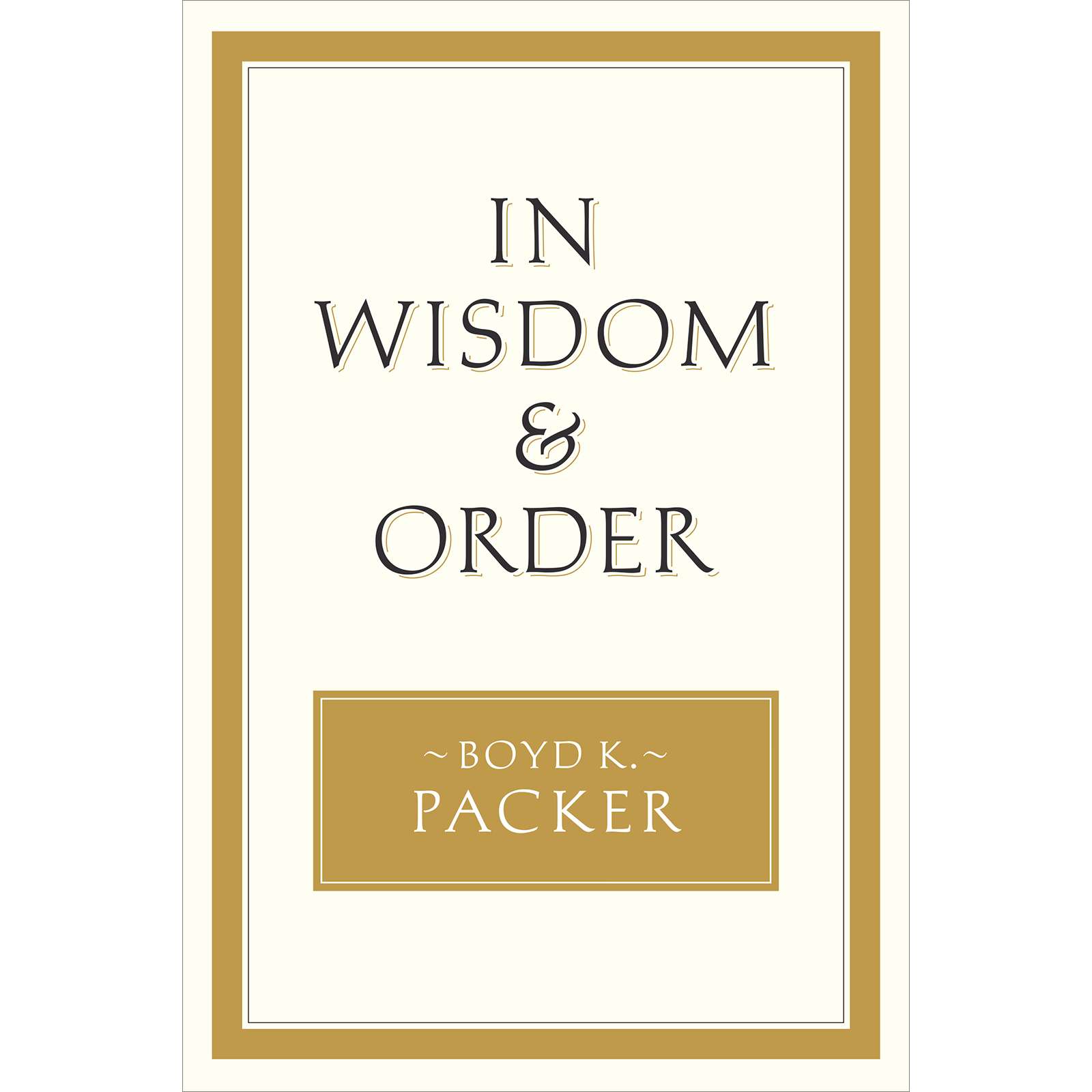 In Wisdom and Order, , large image number 0
