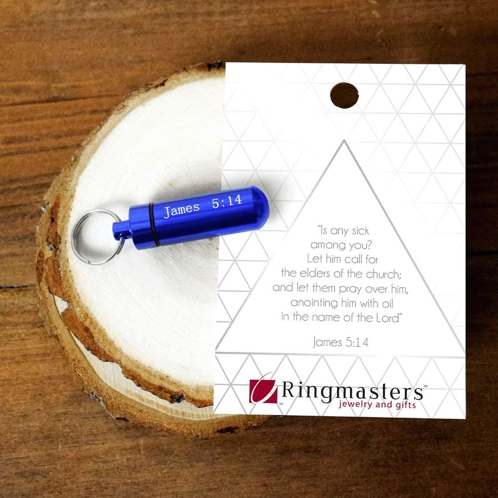 Oil Vial Blue James 5:14, , large