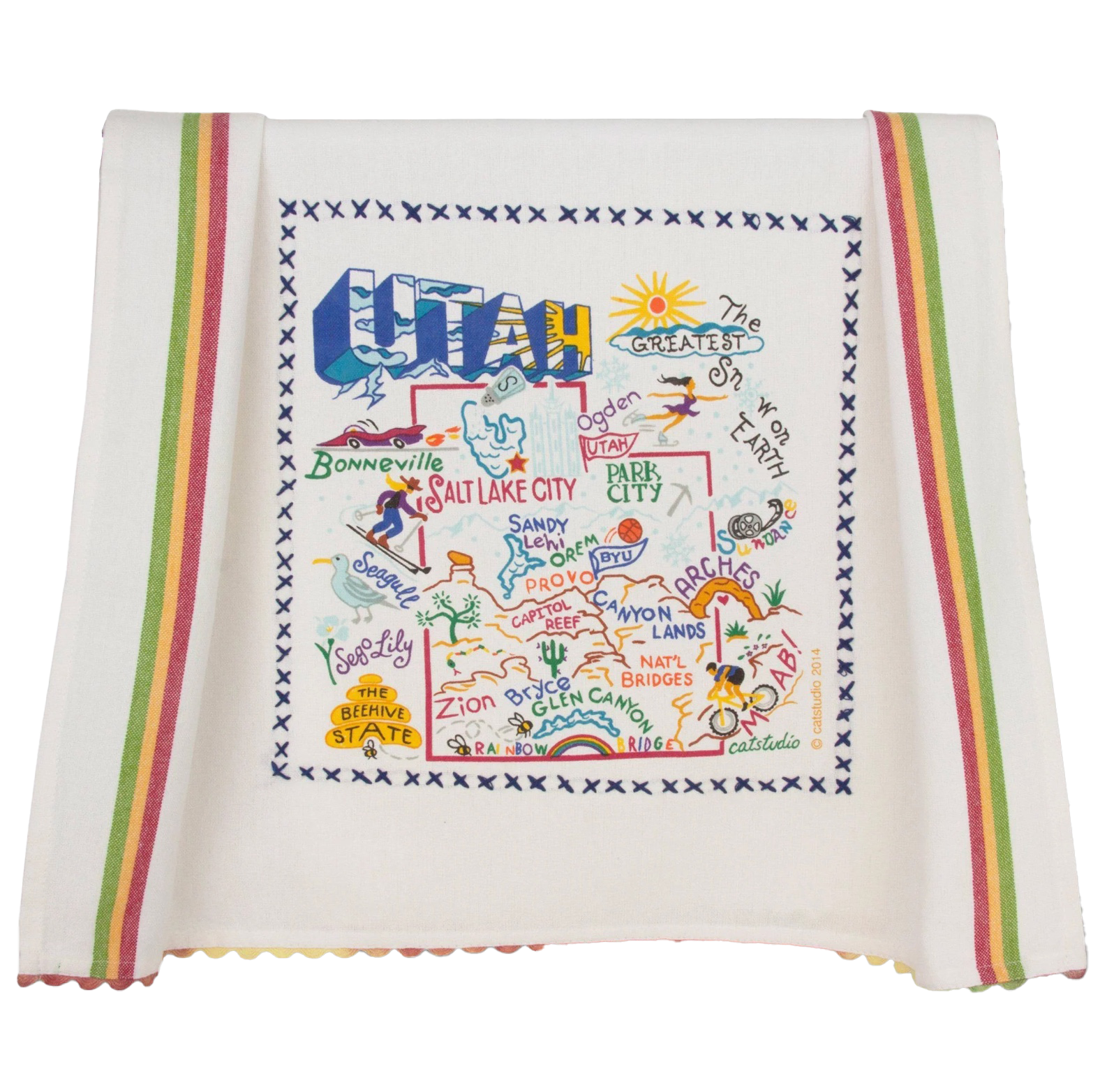 Utah Dish Towel