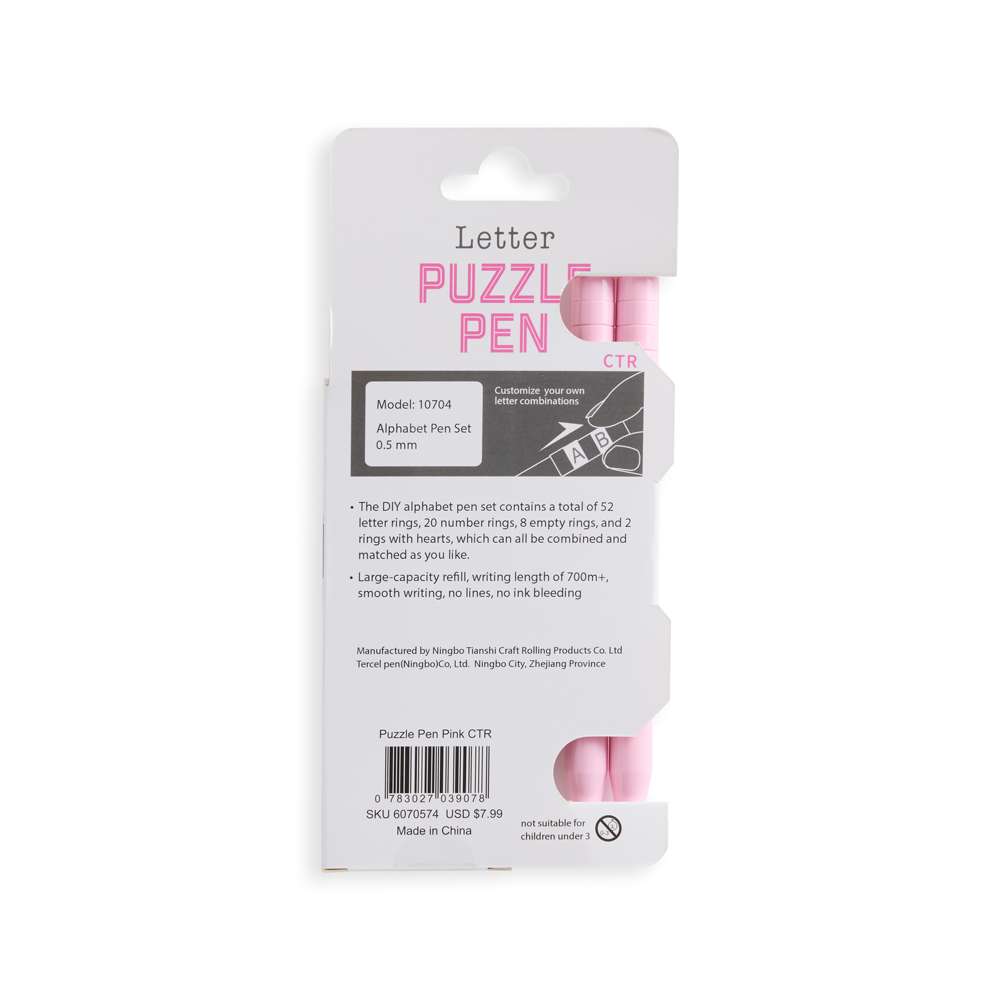 CTR Letter Puzzle Pen, , large