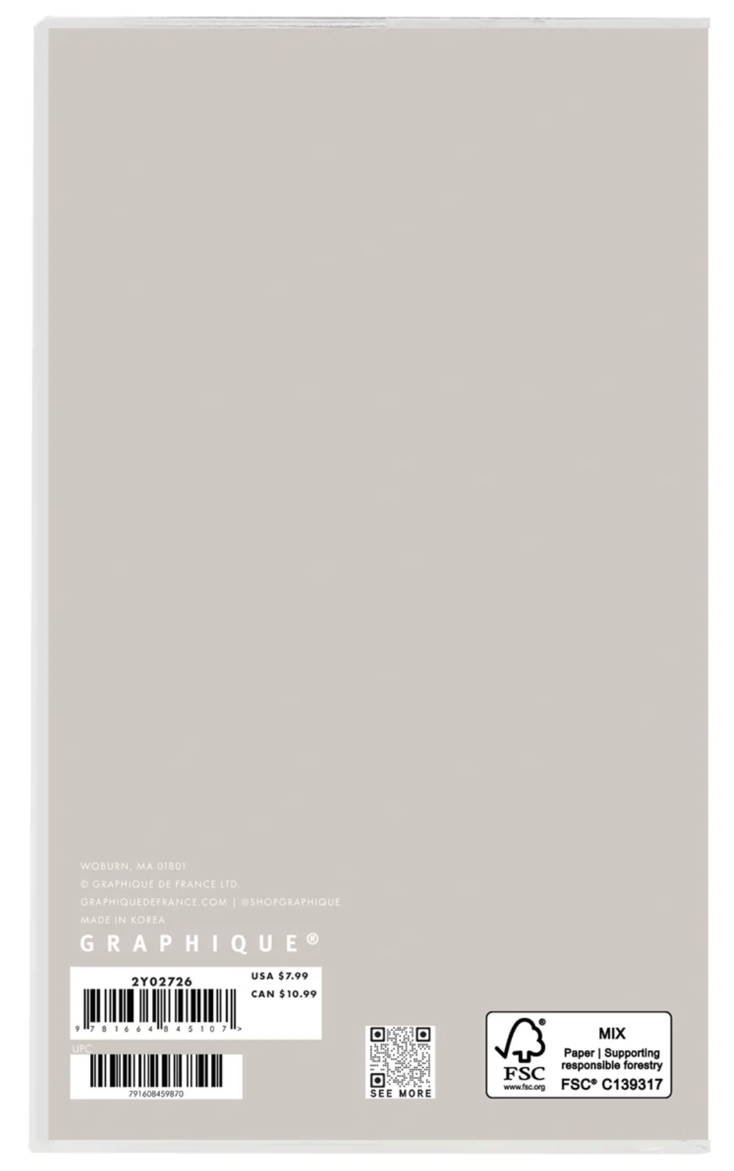 2026 Typographic 2-Year Pocket Planner, , large image number 3