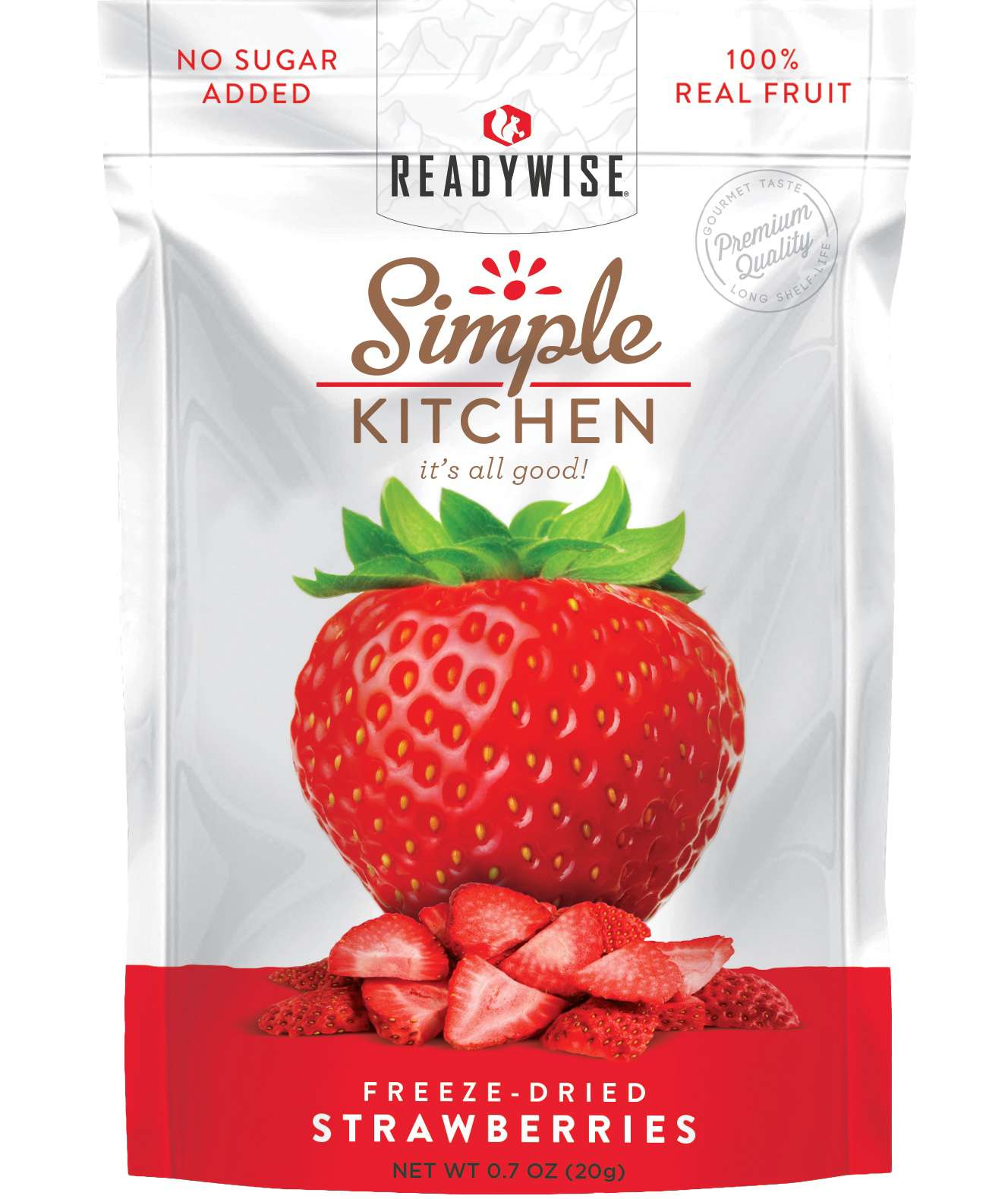 Simple Kitchen Freeze-Dried Strawberries Single Pouch
