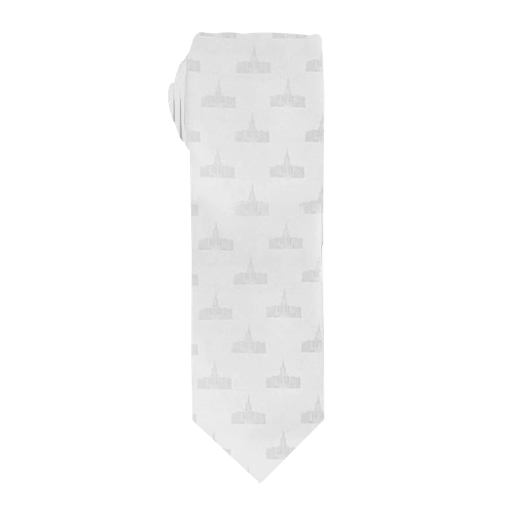 Men's Jordan River Utah Temple Necktie, , large image number 2