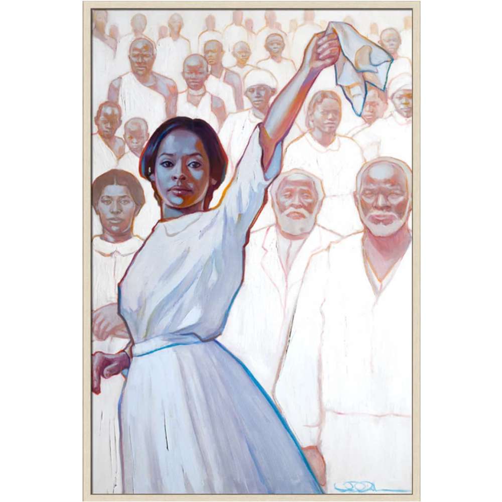 Mourning's Hosanna (29x22 Framed Canvas Print)