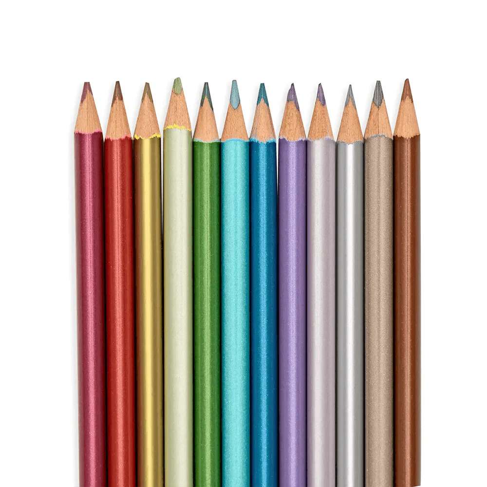 Modern Metallics Colored Pencils, , large