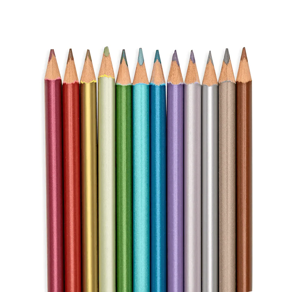 Modern Metallics Colored Pencils, , large