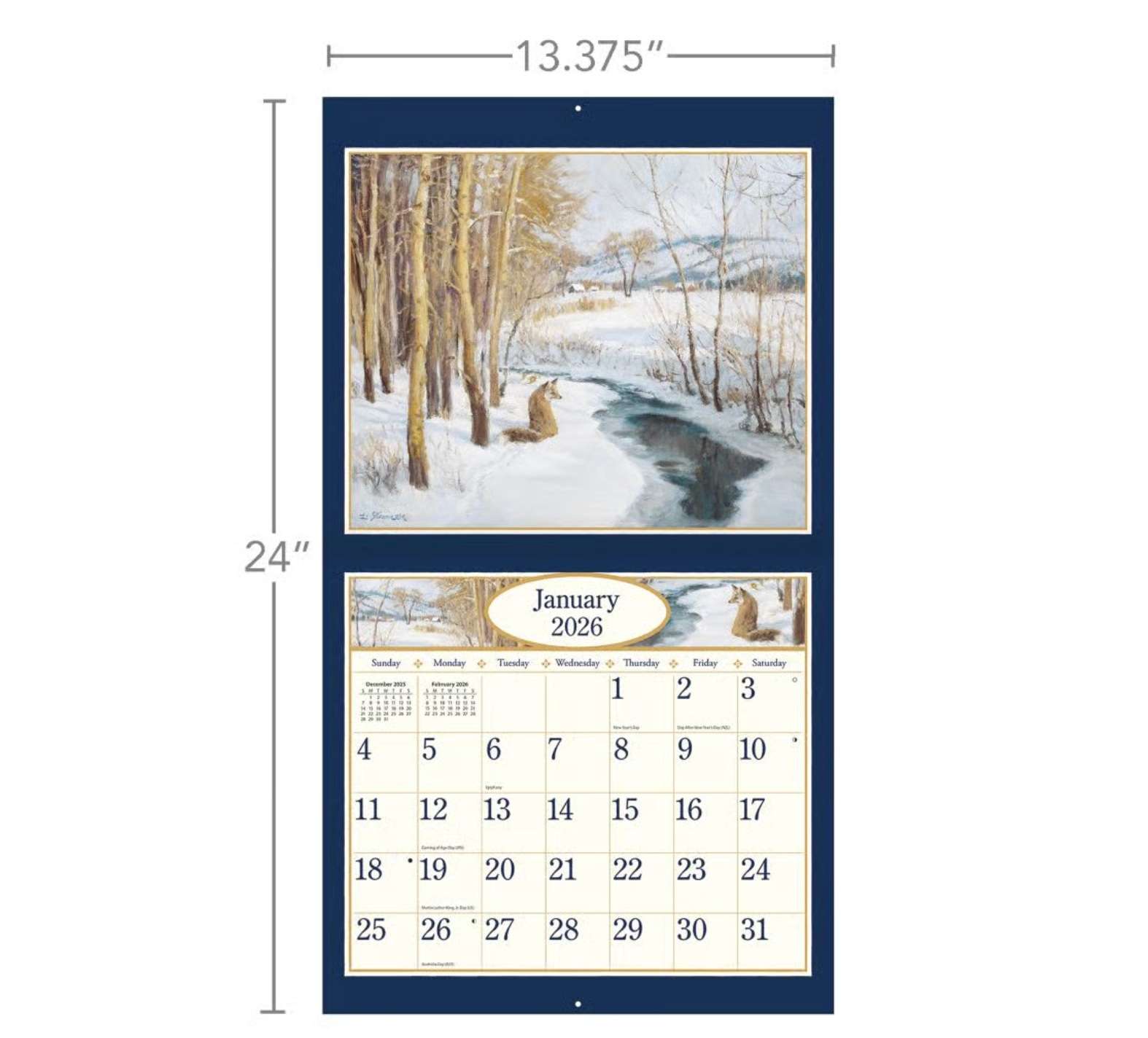 2026 Four Seasons Wall Calendar, , large image number 1