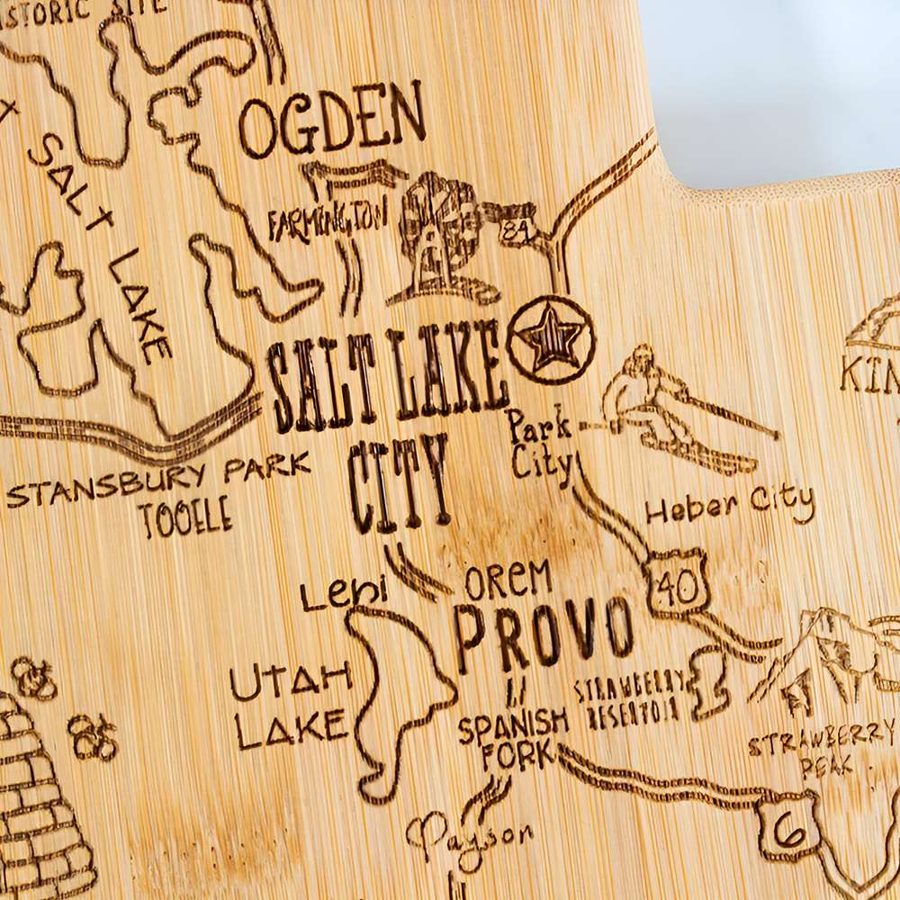 Destination Utah Cutting Board, , large