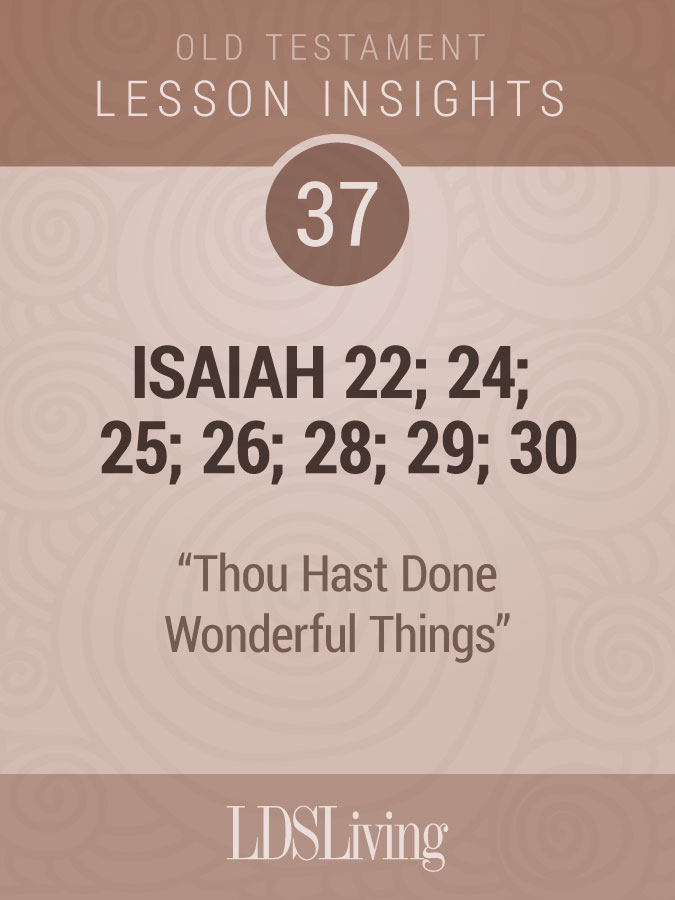 Lesson Insights Old Testament #37