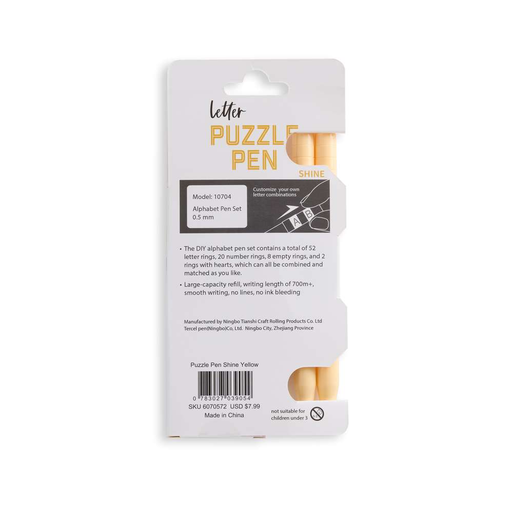 Shine Letter Puzzle Pen, , large image number 2