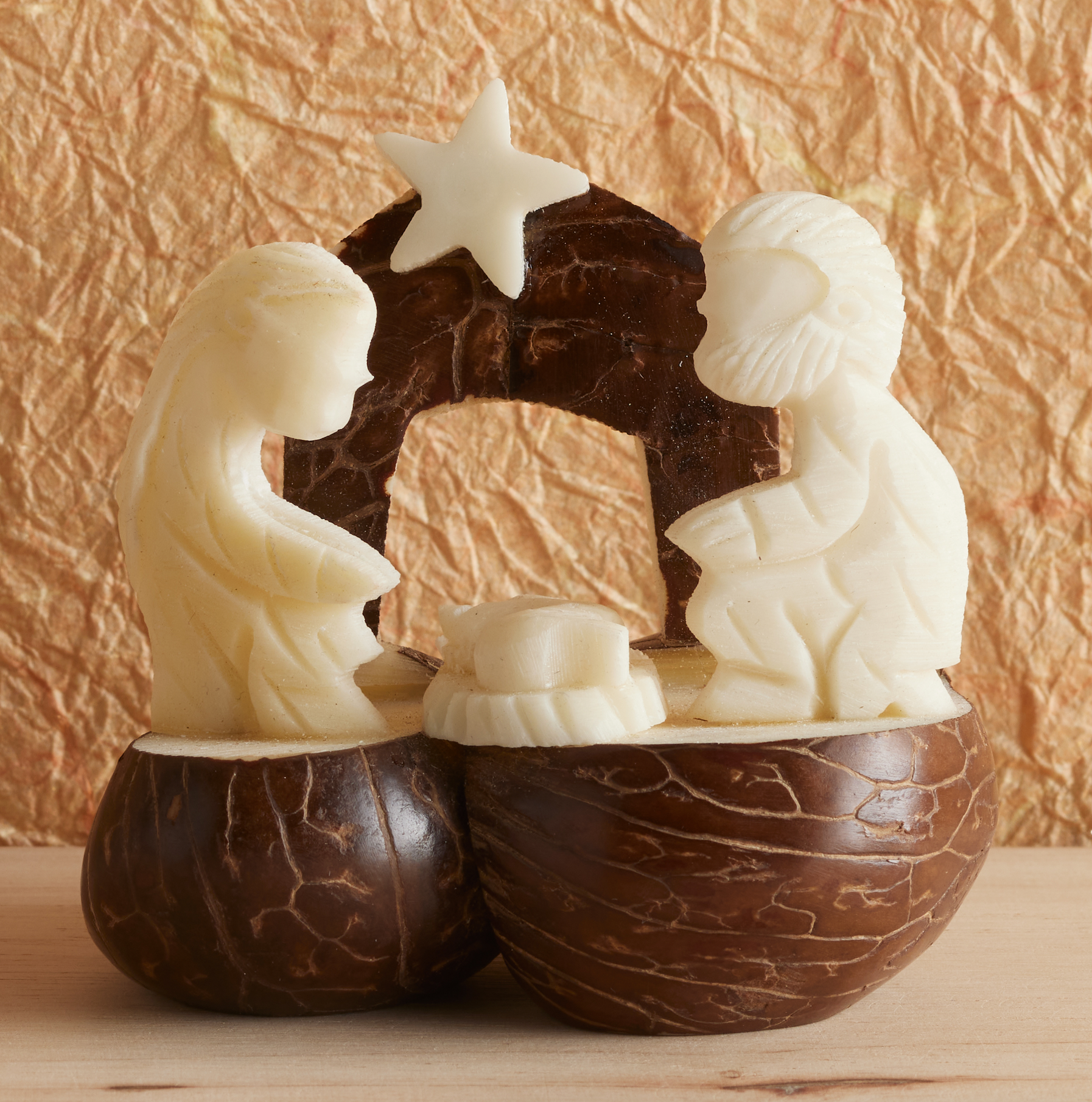Ecuadorian Tagua Nut Holy Family Nativity, , large image number 0