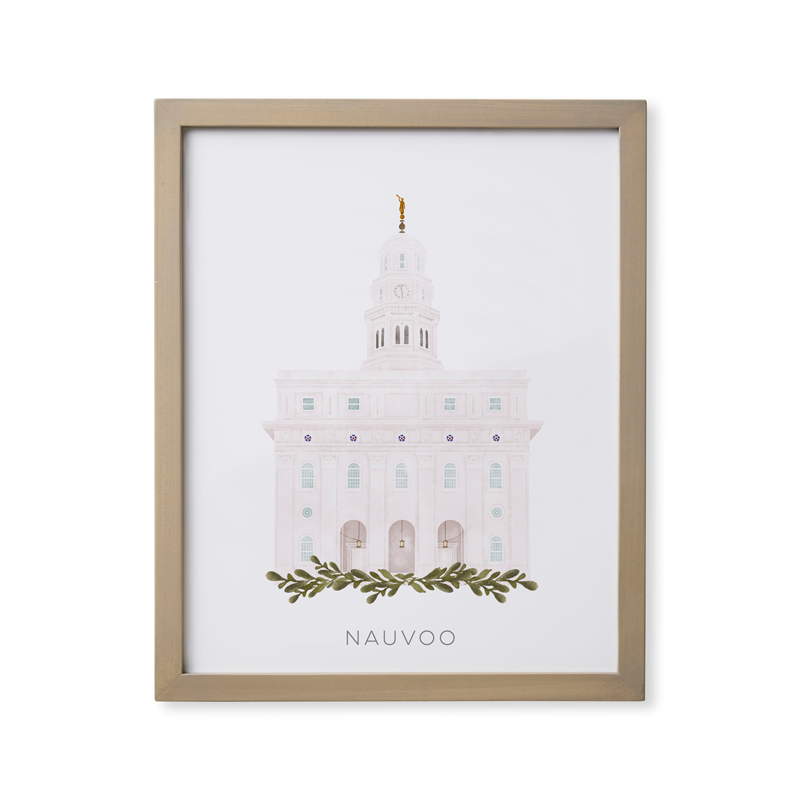 Nauvoo Illinois Temple (18x22 Framed Paper Print), , large image number 0