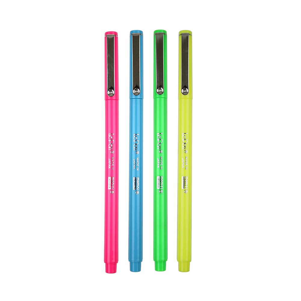 LePen Neon 4-Piece Pen Set