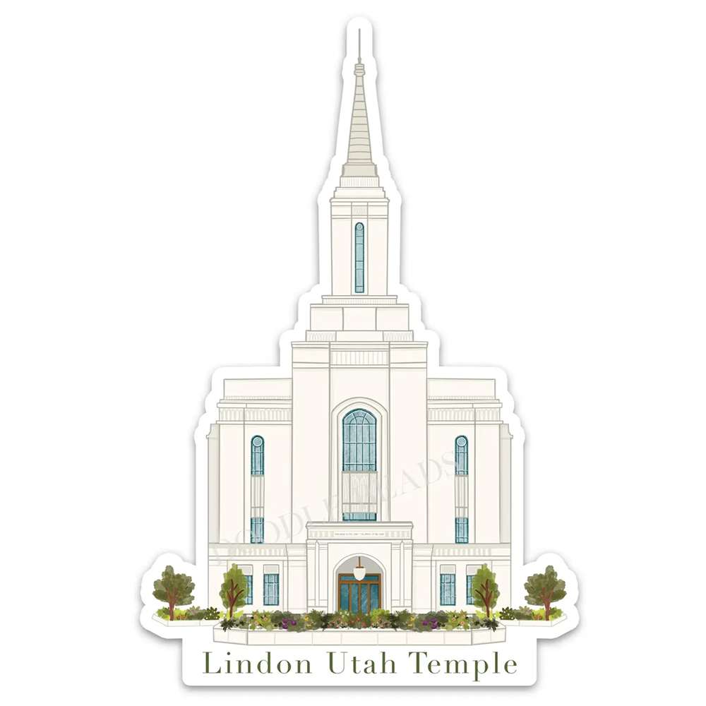 Lindon Temple Sticker, , large image number 0