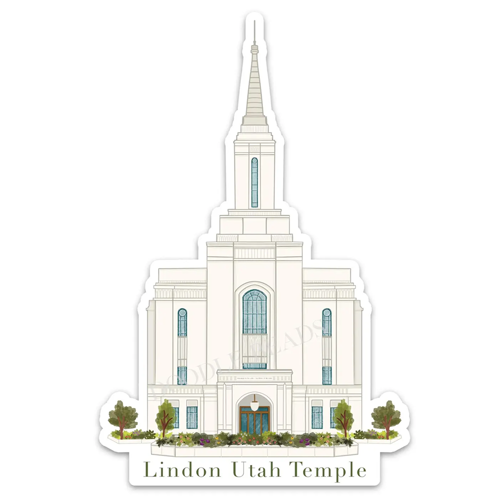 Lindon Temple Sticker