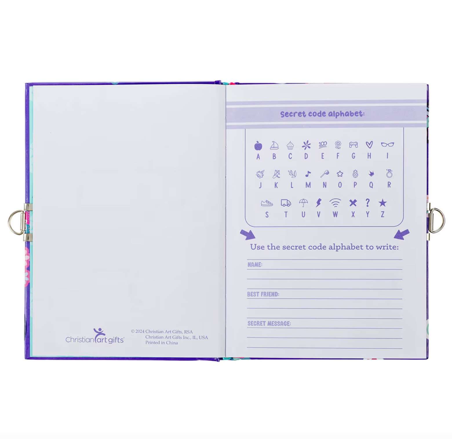 Shine for Jesus Locking Diary, , large image number 2