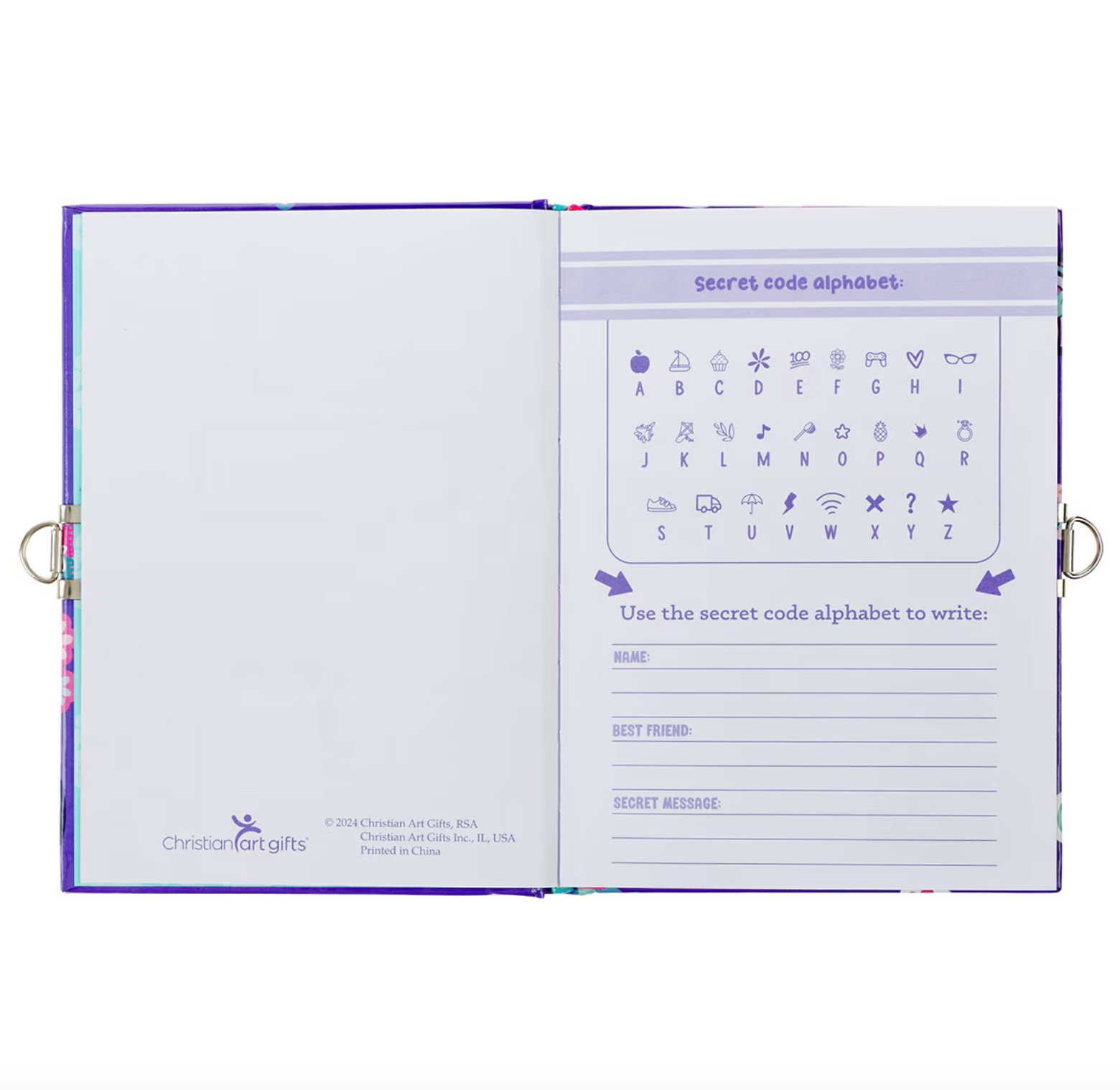 Shine for Jesus Locking Diary, , large image number 2