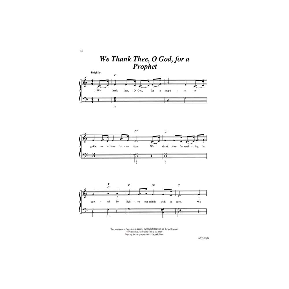 Hymns for Easy Piano, , large