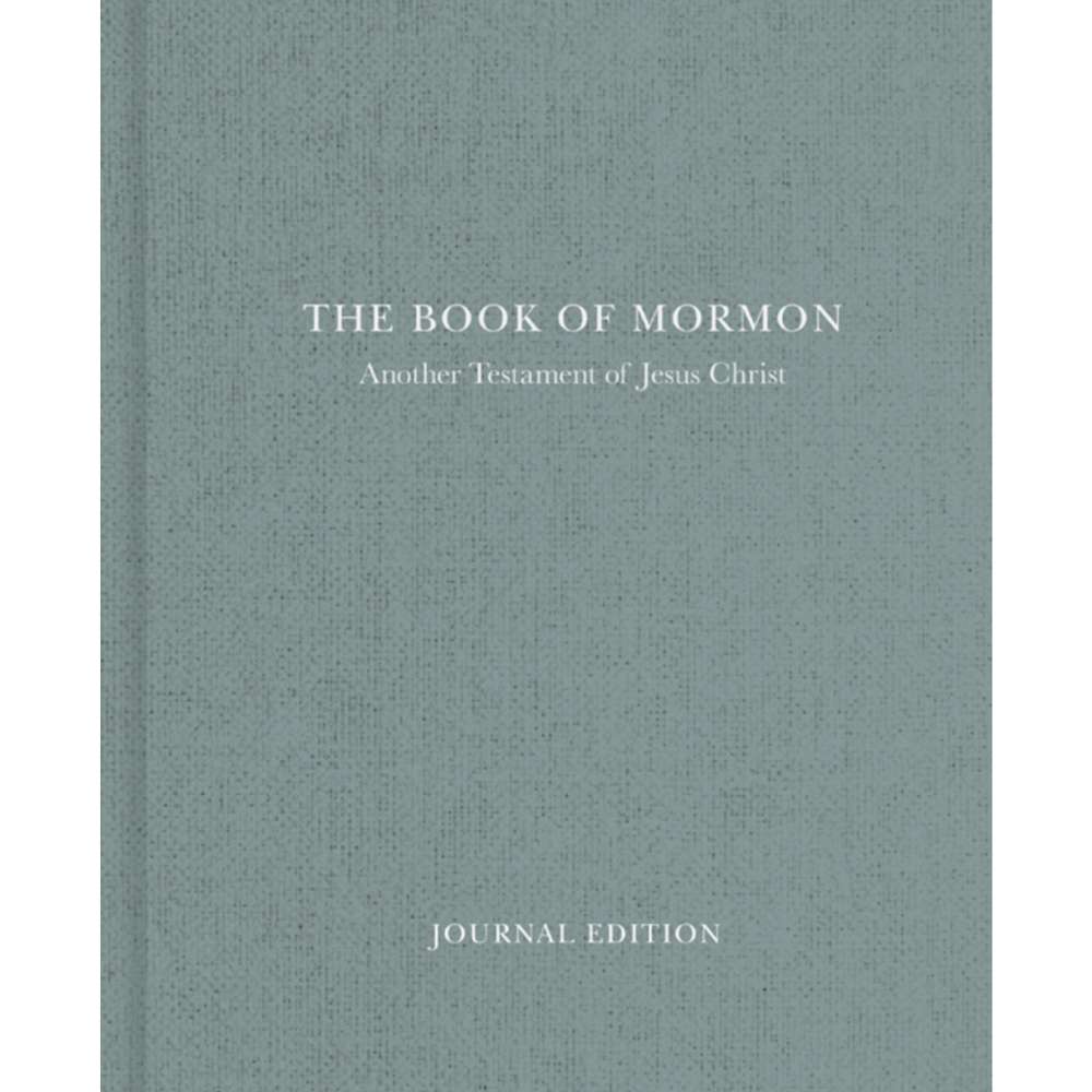 The Book of Mormon, Journal Edition Clothbound, Eucalyptus Green (Lined)