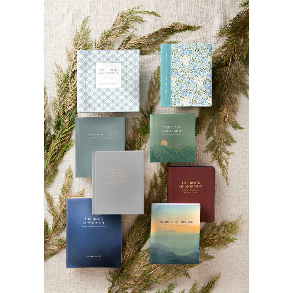 The Book of Mormon, Journal Edition Clothbound, Eucalyptus Green (Lined), , large