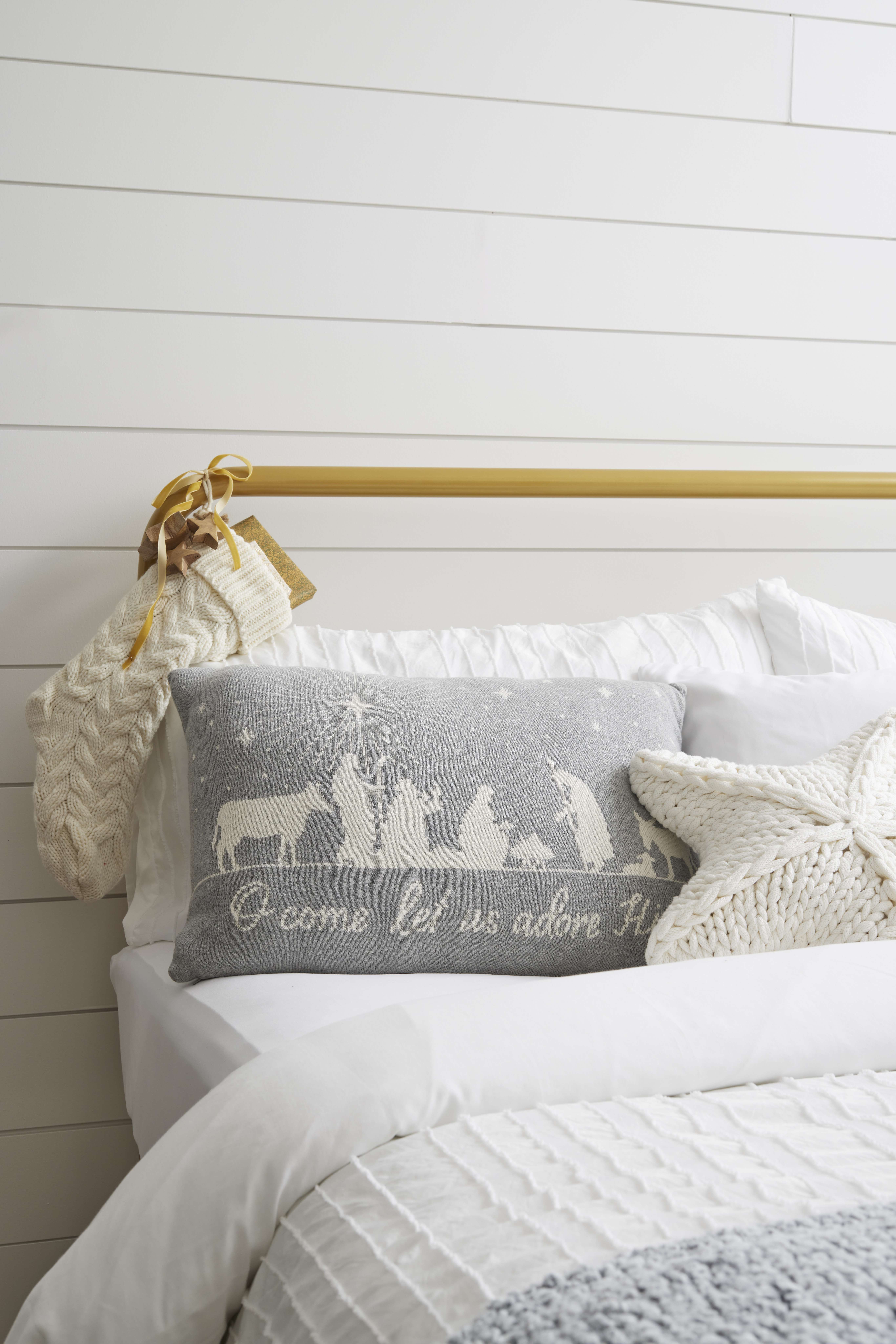 O Come, Let Us Adore Him Pillow, , large image number 1
