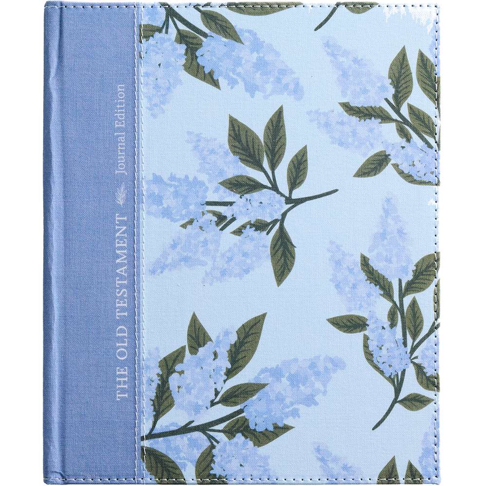 The Old Testament, Journal Edition, Blue Floral (No Index)