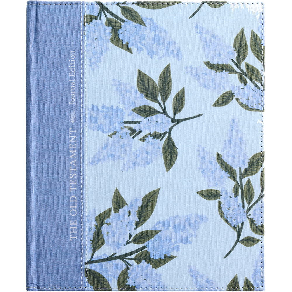The Old Testament, Journal Edition, Blue Floral (No Index)