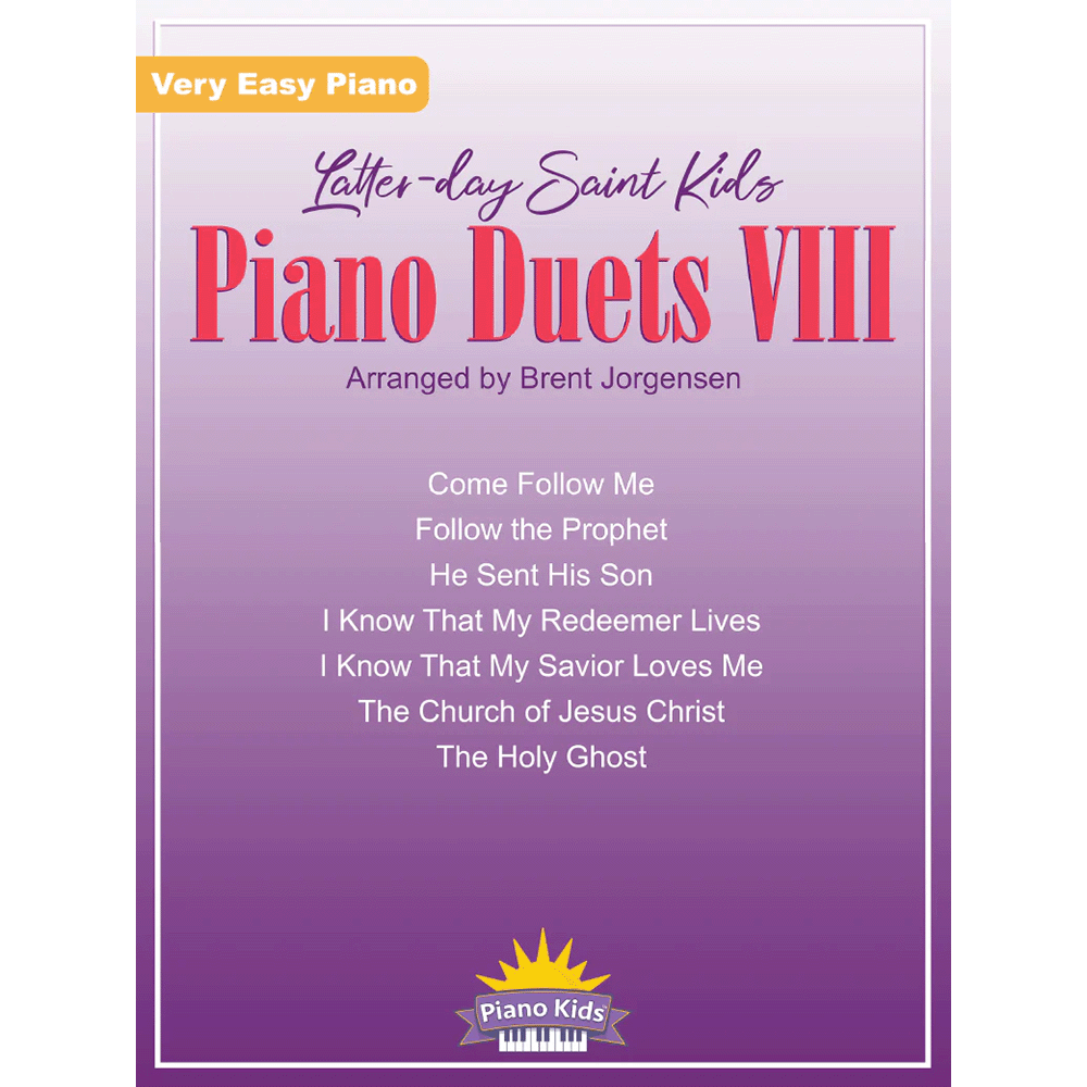 Latter-day Saint Kids Piano Duets Vol 8