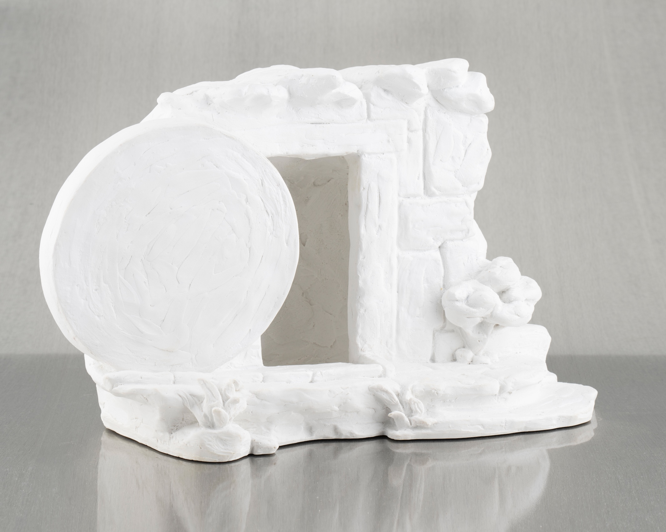 He is Risen Tomb Marble Resin Sculpture, , large