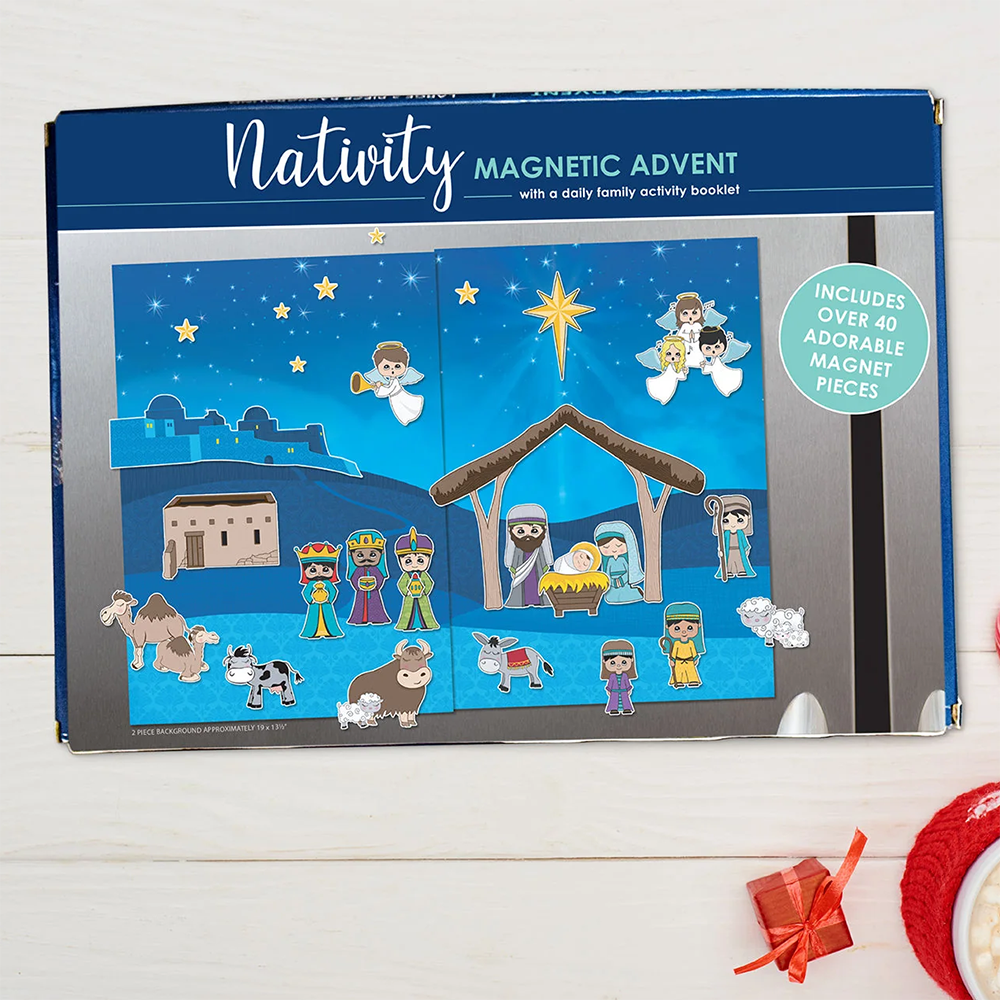 Magnetic Nativity Advent Board, , large image number 3