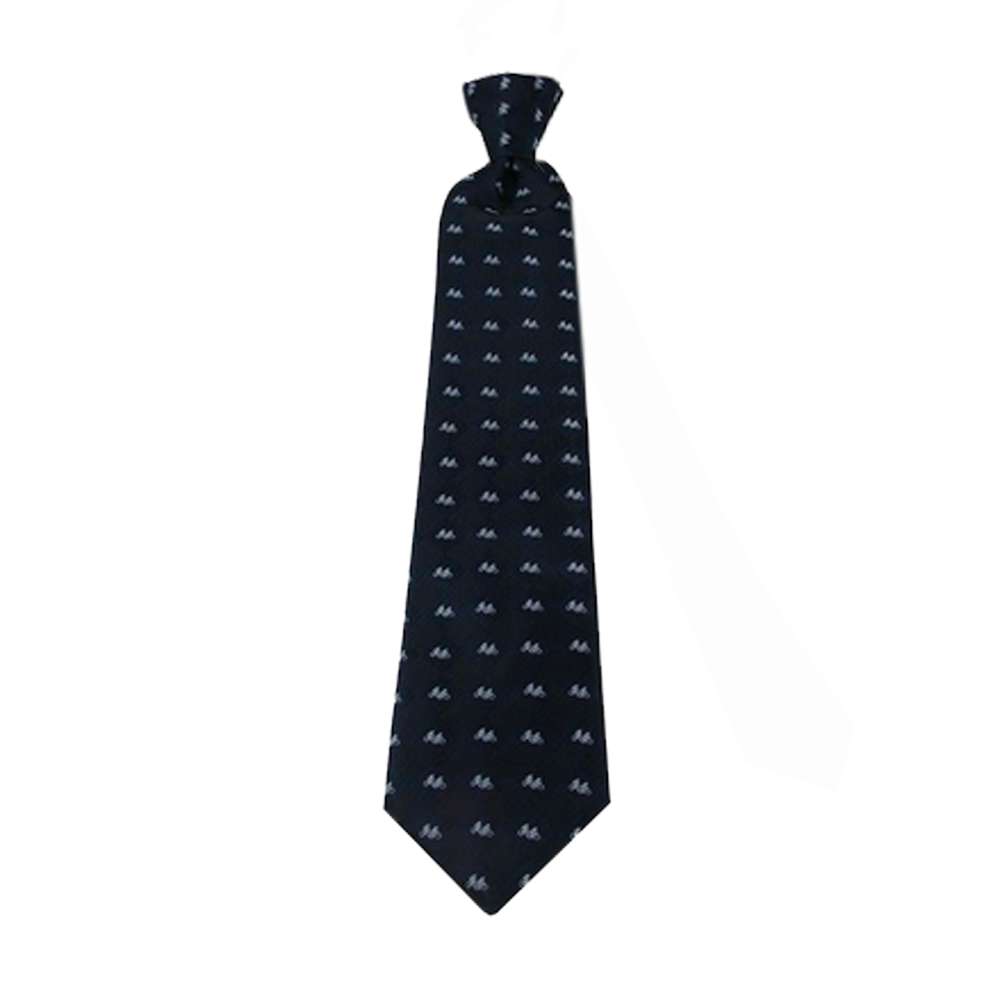 Boys' Black Missionaries on Bikes Zipper Necktie