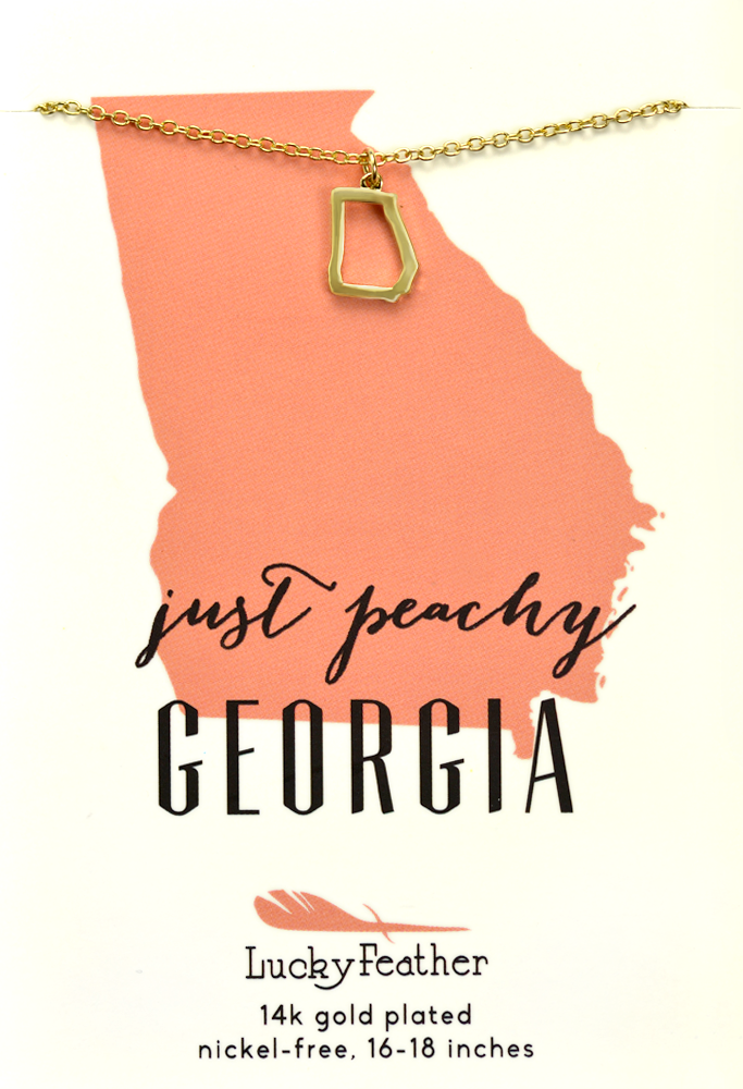 Georgia State Necklace