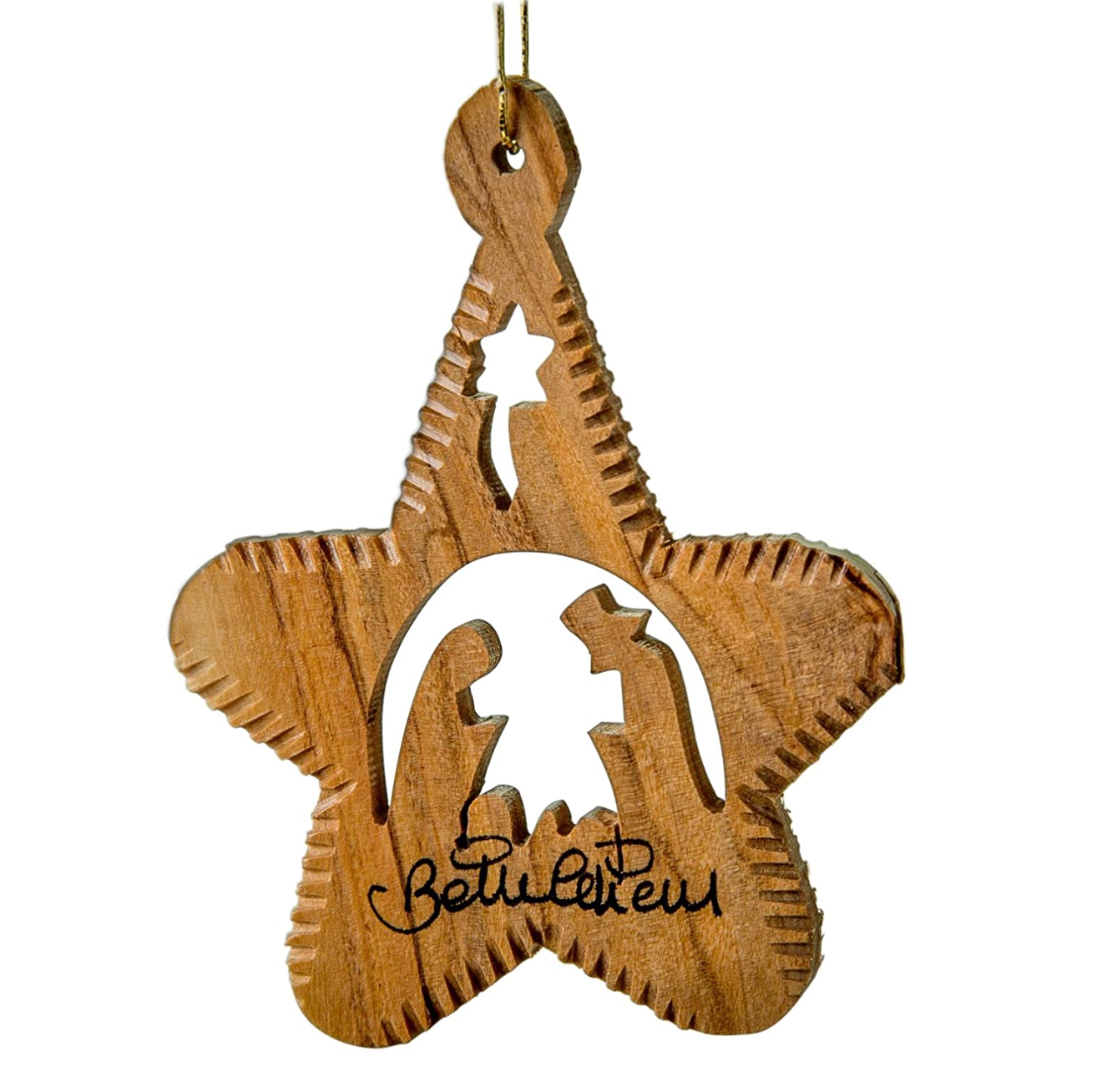 Star with Notched Edge Ornament, , large