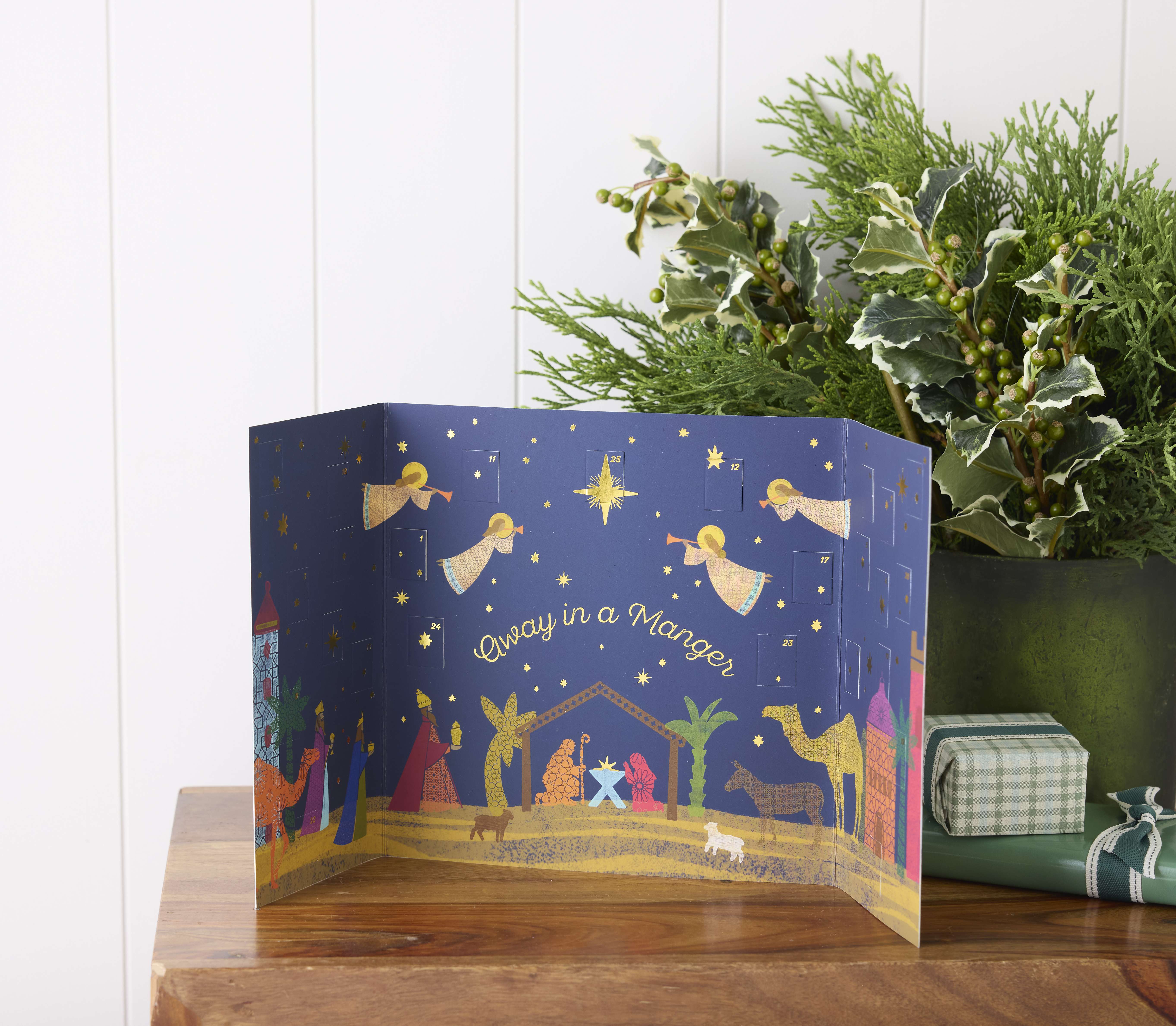 "Away in a Manger" Nativity Advent Calendar, , large image number 2