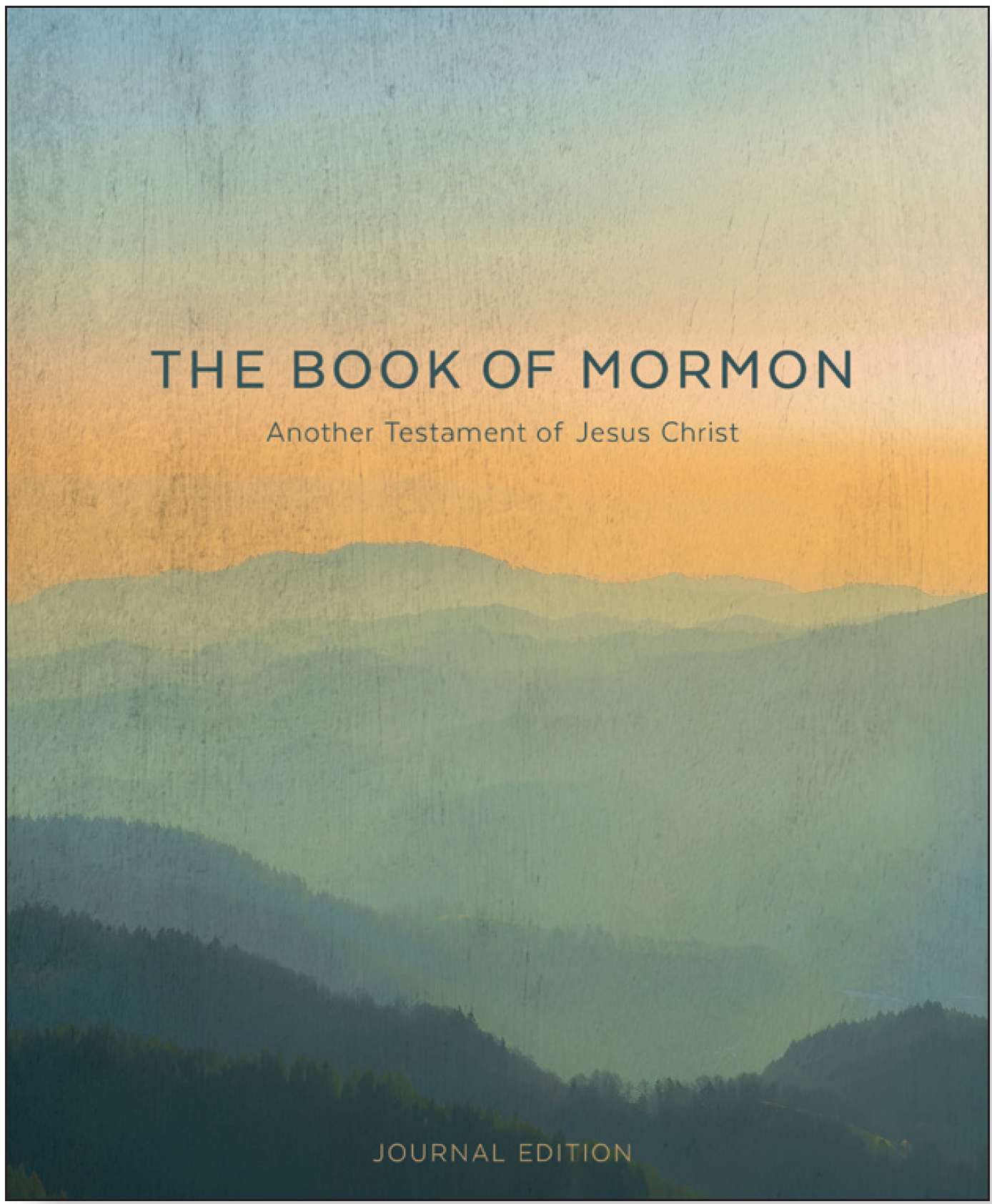 The Book of Mormon, Journal Edition, Mountains (Lined)