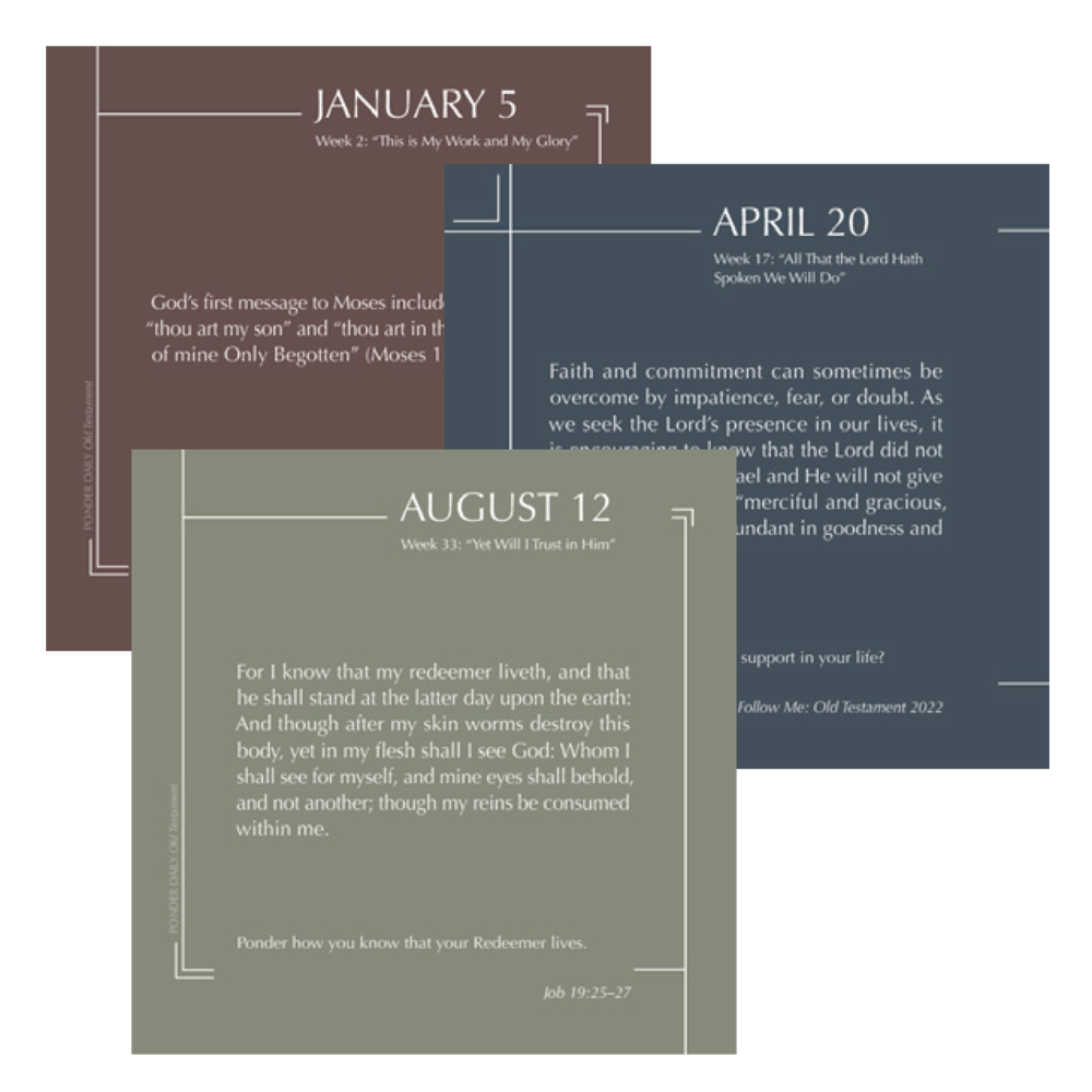 Ponder Daily Old Testament 2026 Desktop Calendar, , large