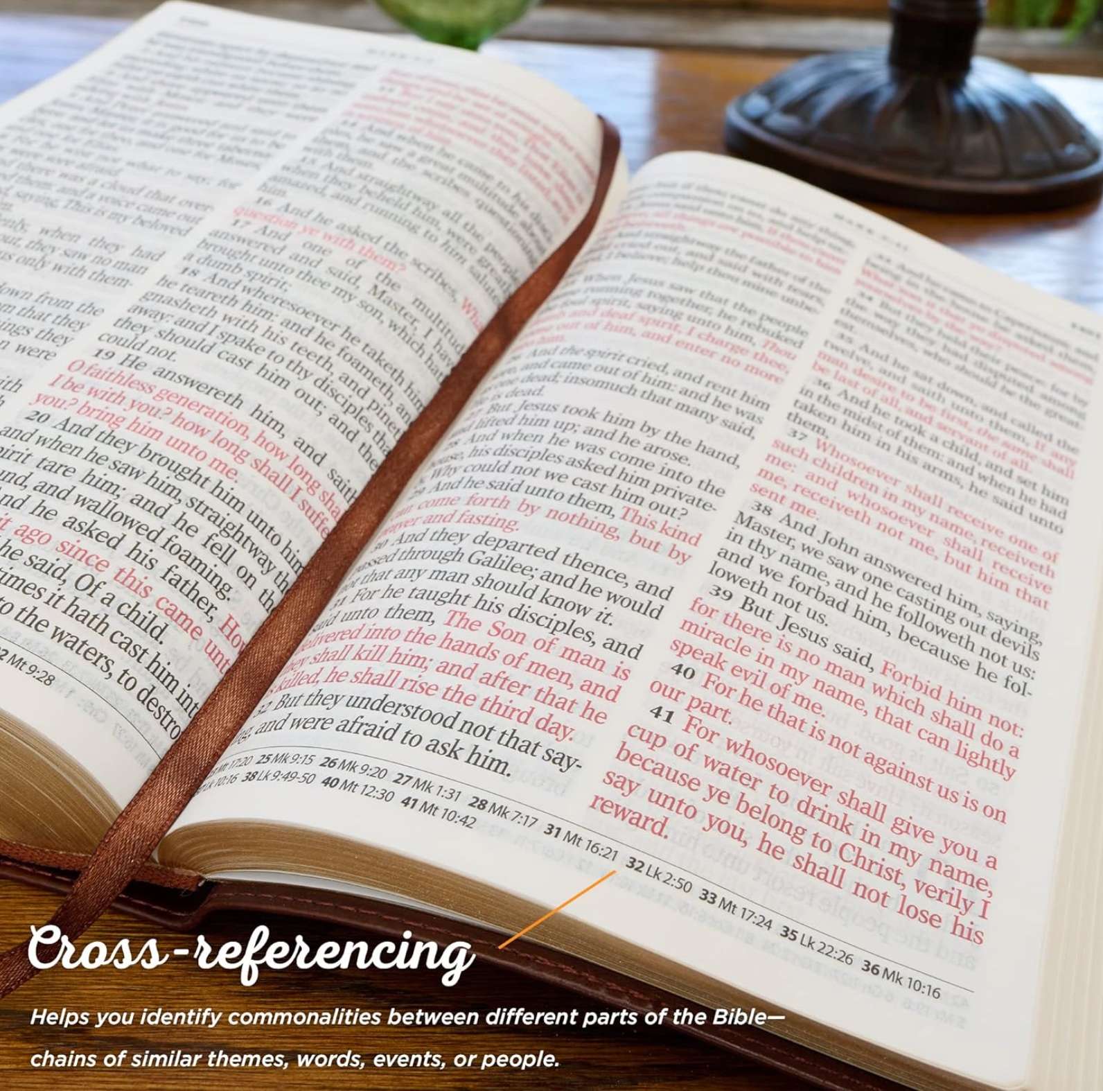 KJV Holy Bible, Giant Print, Faux Leather, Dark Brown, , large image number 3