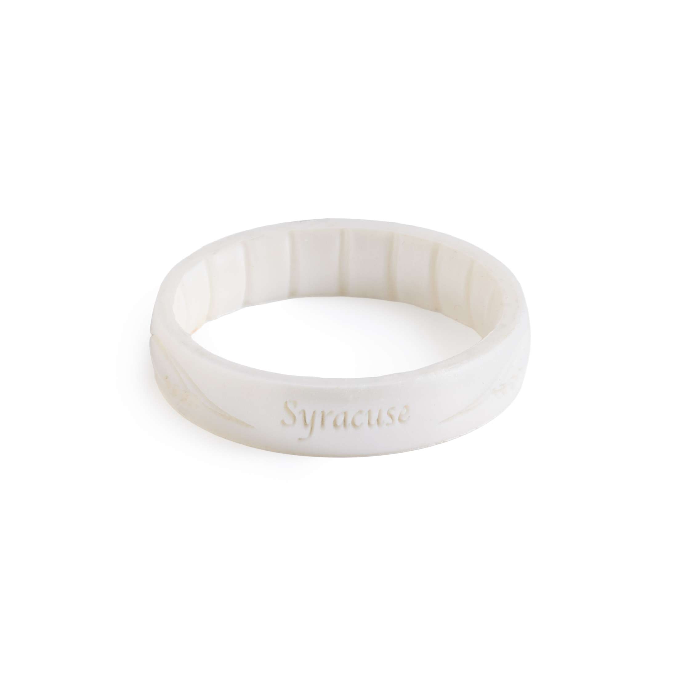 Syracuse Temple Thin Silicone Ring, , large