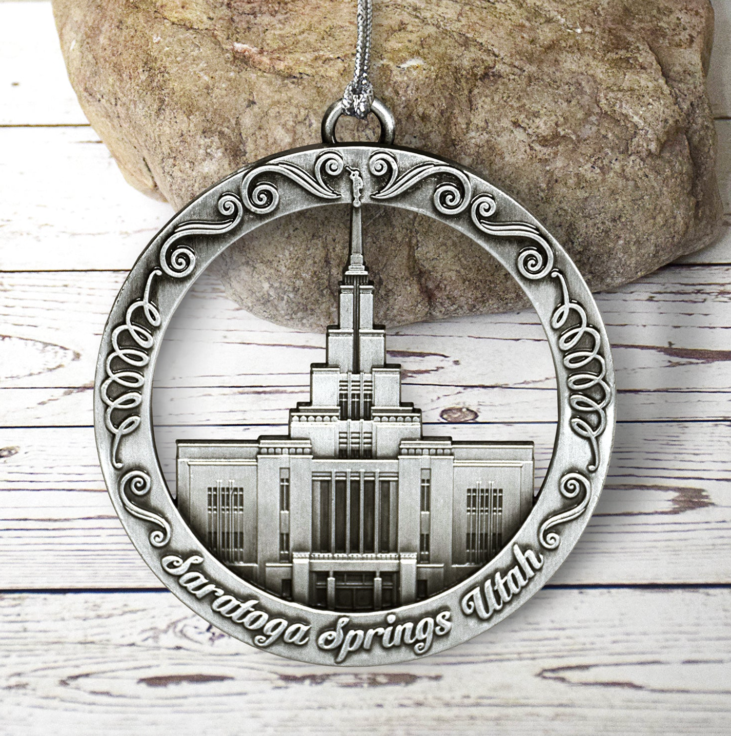 Saratoga Springs Temple Ornament, , large