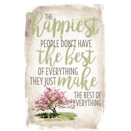 Happiest People (6x9 Plaque)