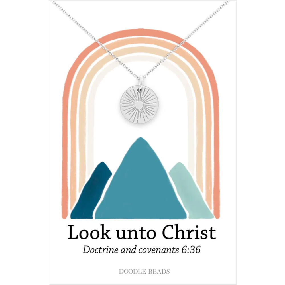 Look unto Christ 2025 Youth Theme Heartburst Necklace, , large image number 4
