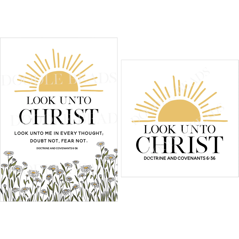 Look unto Christ 2025 Youth Theme Sun Print, , large image number 2