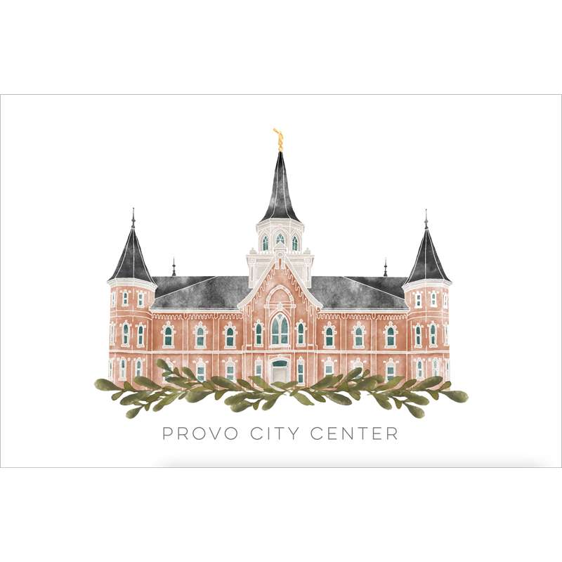 Provo City Center Utah Temple (18x22 Framed Paper Print), , large image number 2