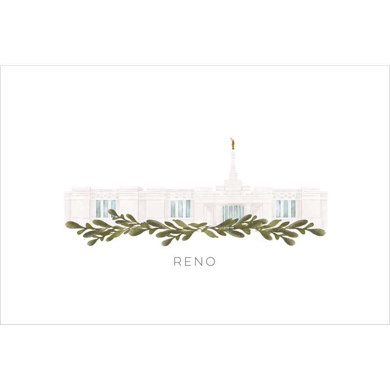 Reno Nevada Temple (18x22 Framed Paper Print), , large image number 0