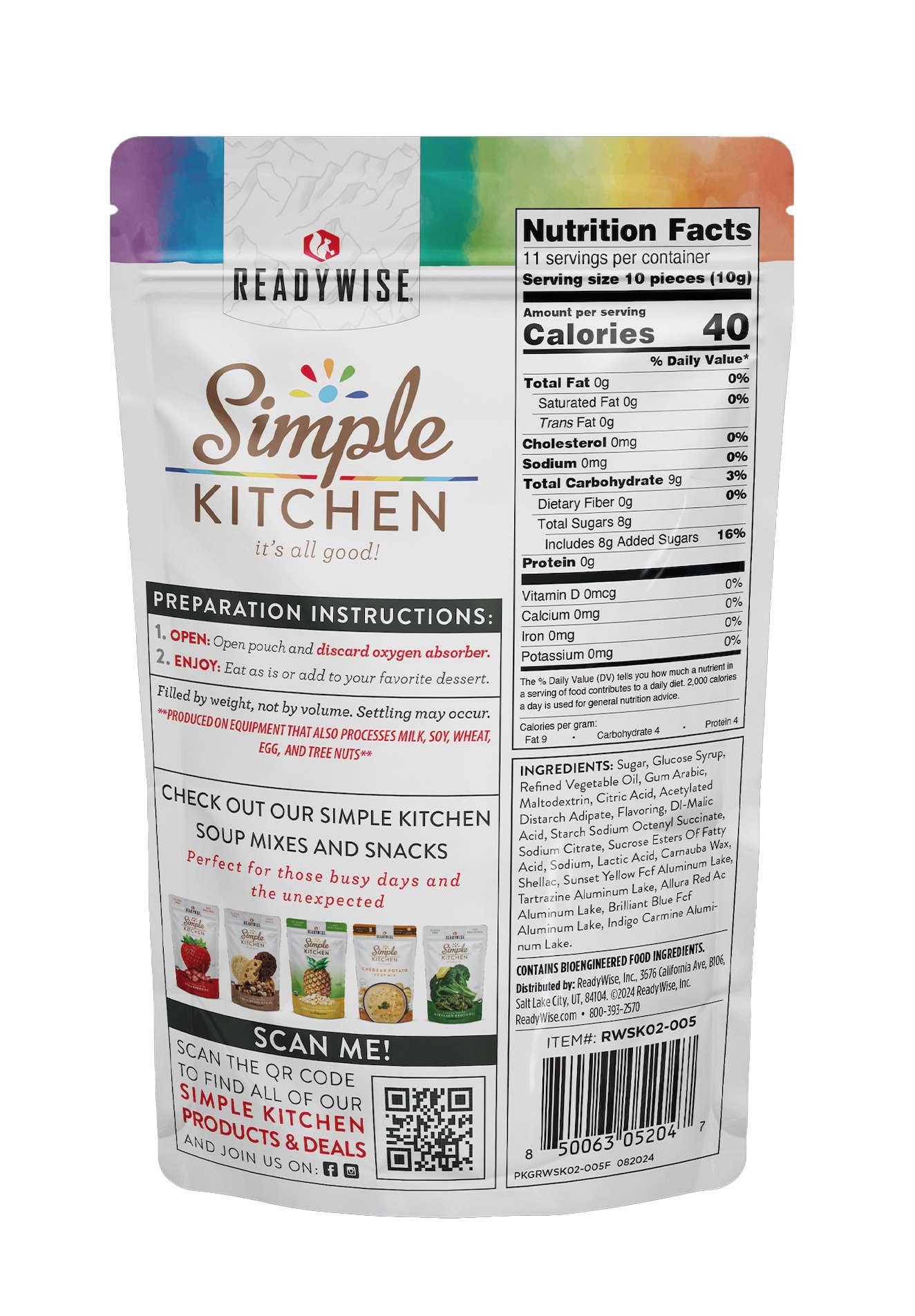 Simple Kitchen Cosmic Berries (Freeze-Dried Candy Bites) Single Pouch, , large