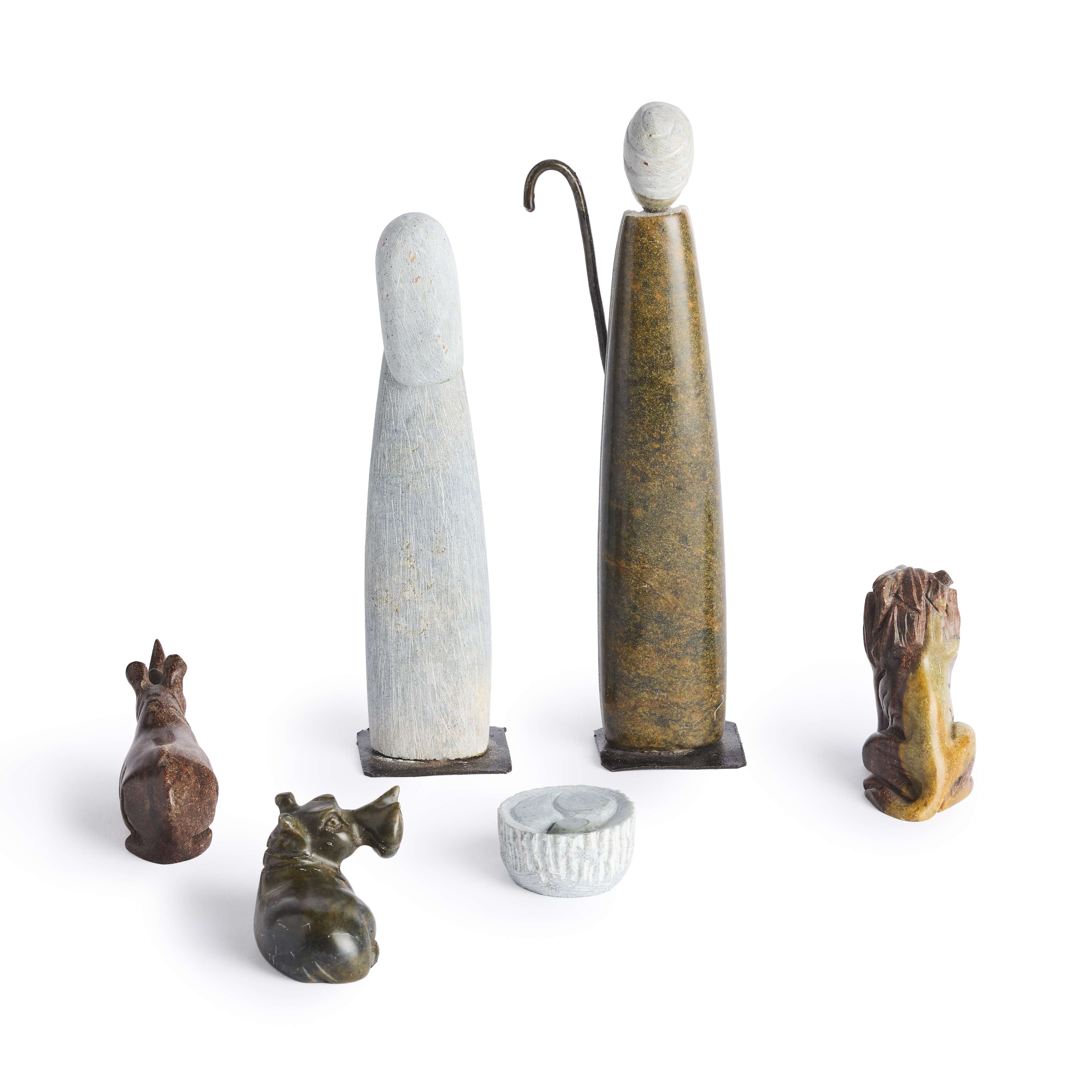 Zimbabwe Holy Family with Animals Nativity, , large image number 2