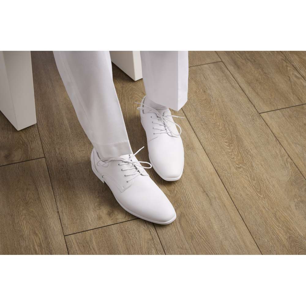 white dress shoes for men Bruno Marc Men's Faux Patent Leather Dress Shoes Classic Lace-up Formal Oxford White Ceremony-06 size 11