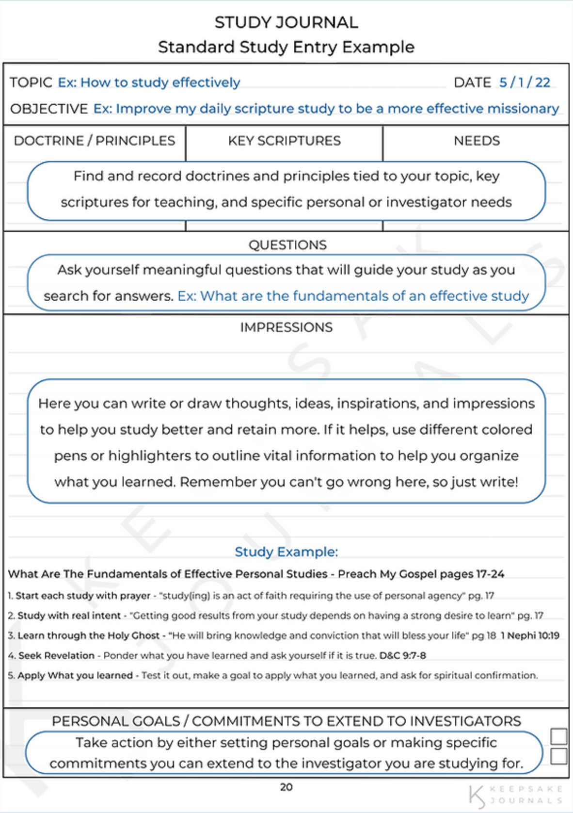 Study Missionary Journal, , large image number 2