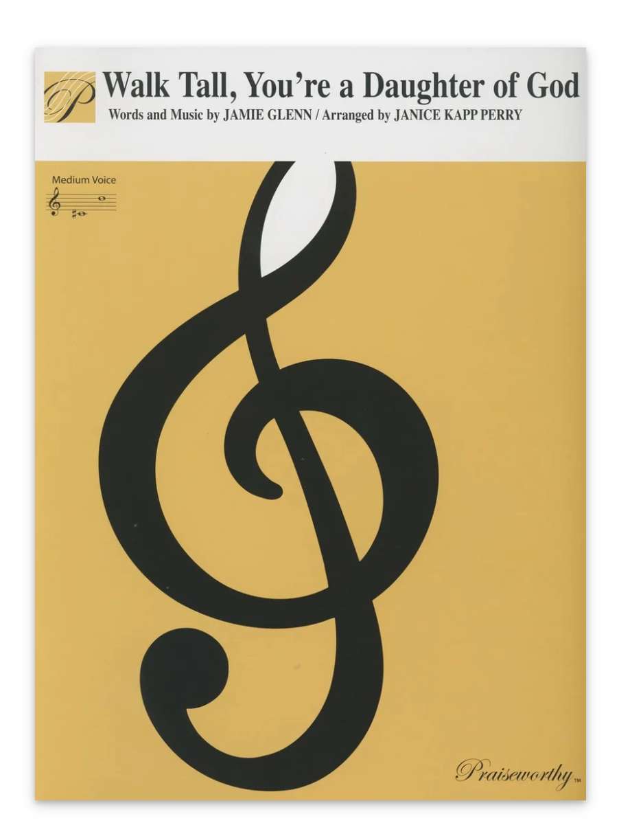 Walk Tall You're a Daughter of God Vocal Solo Sheet Music, , large image number 0