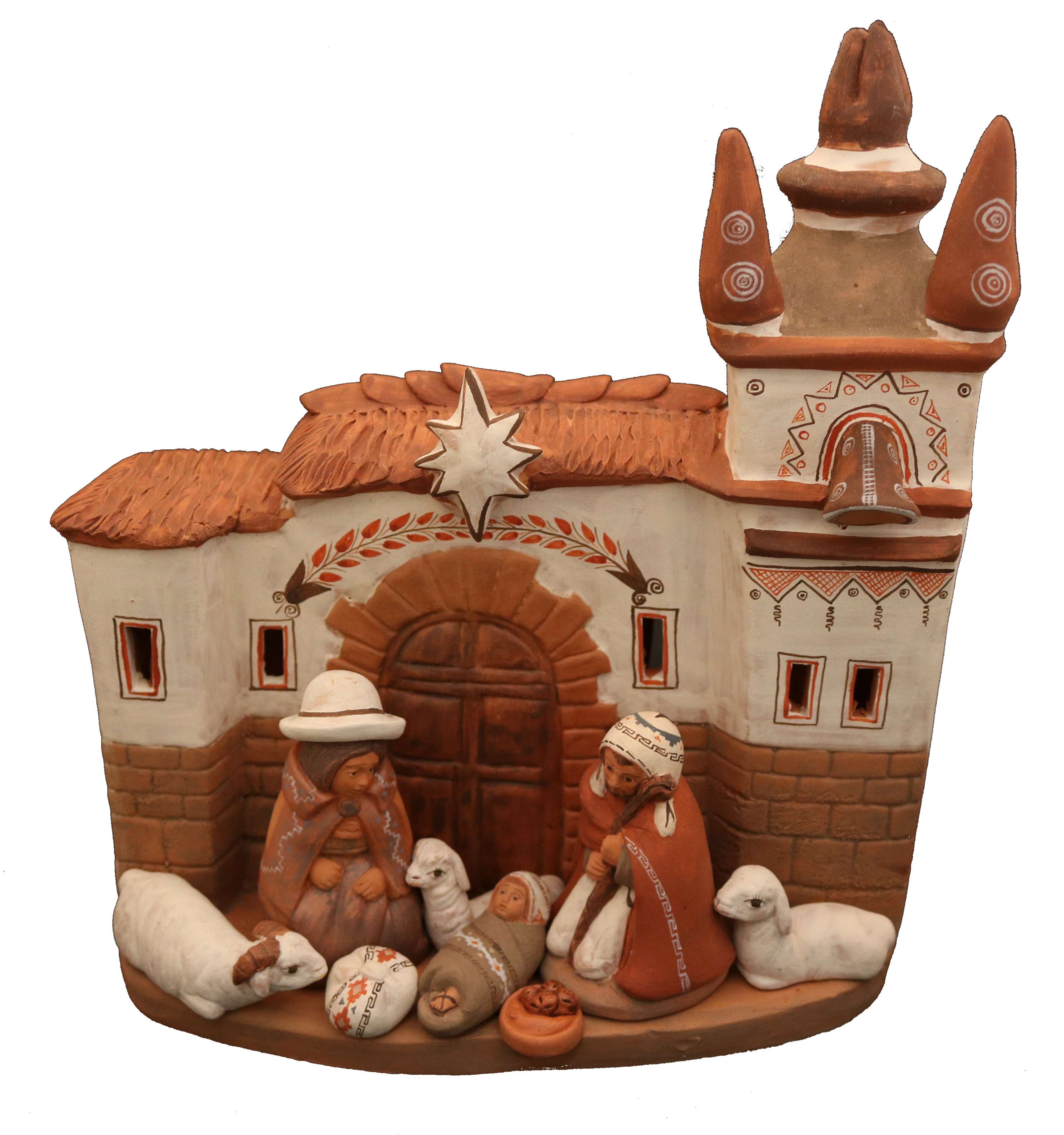 Peruvian Church Nativity, , large image number 0